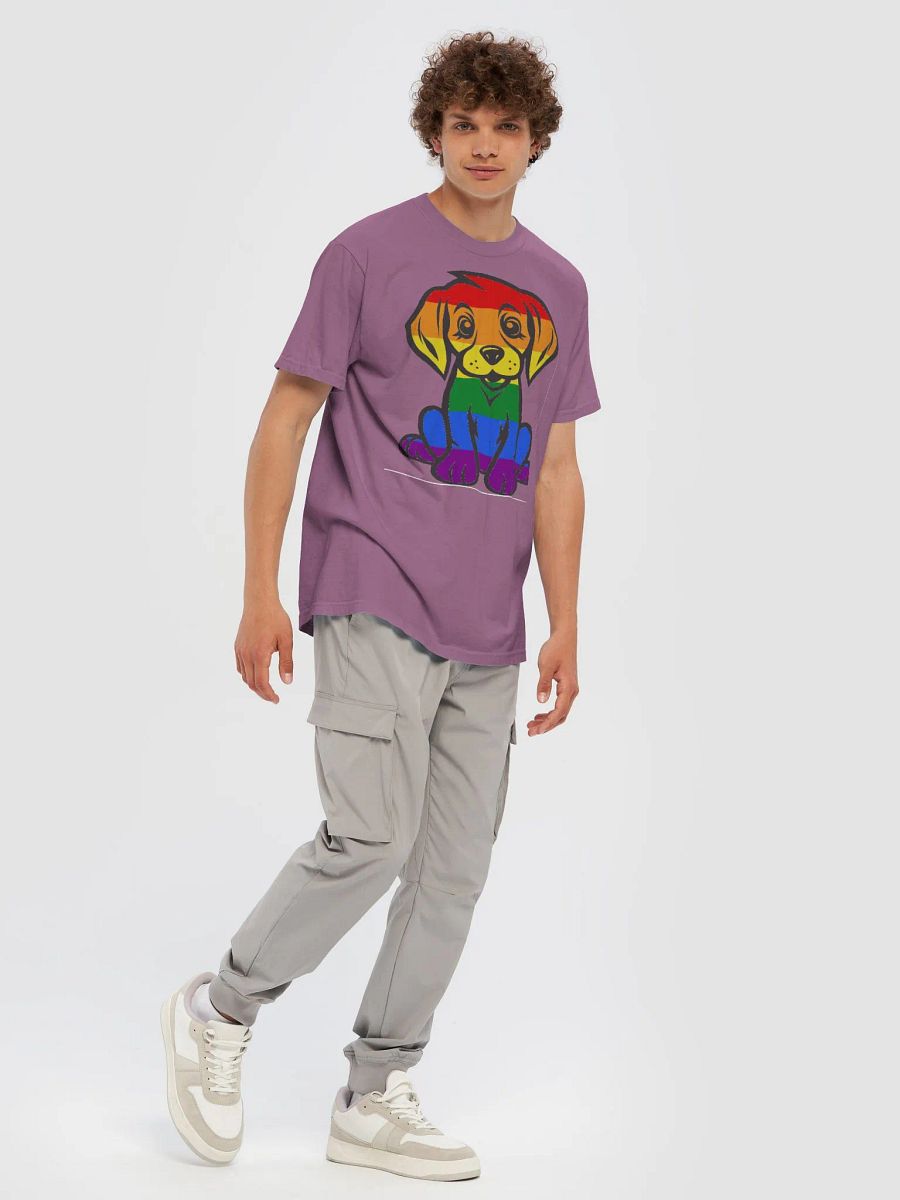 Rainbow Pride Puppy Men's T-Shirt product image (92)