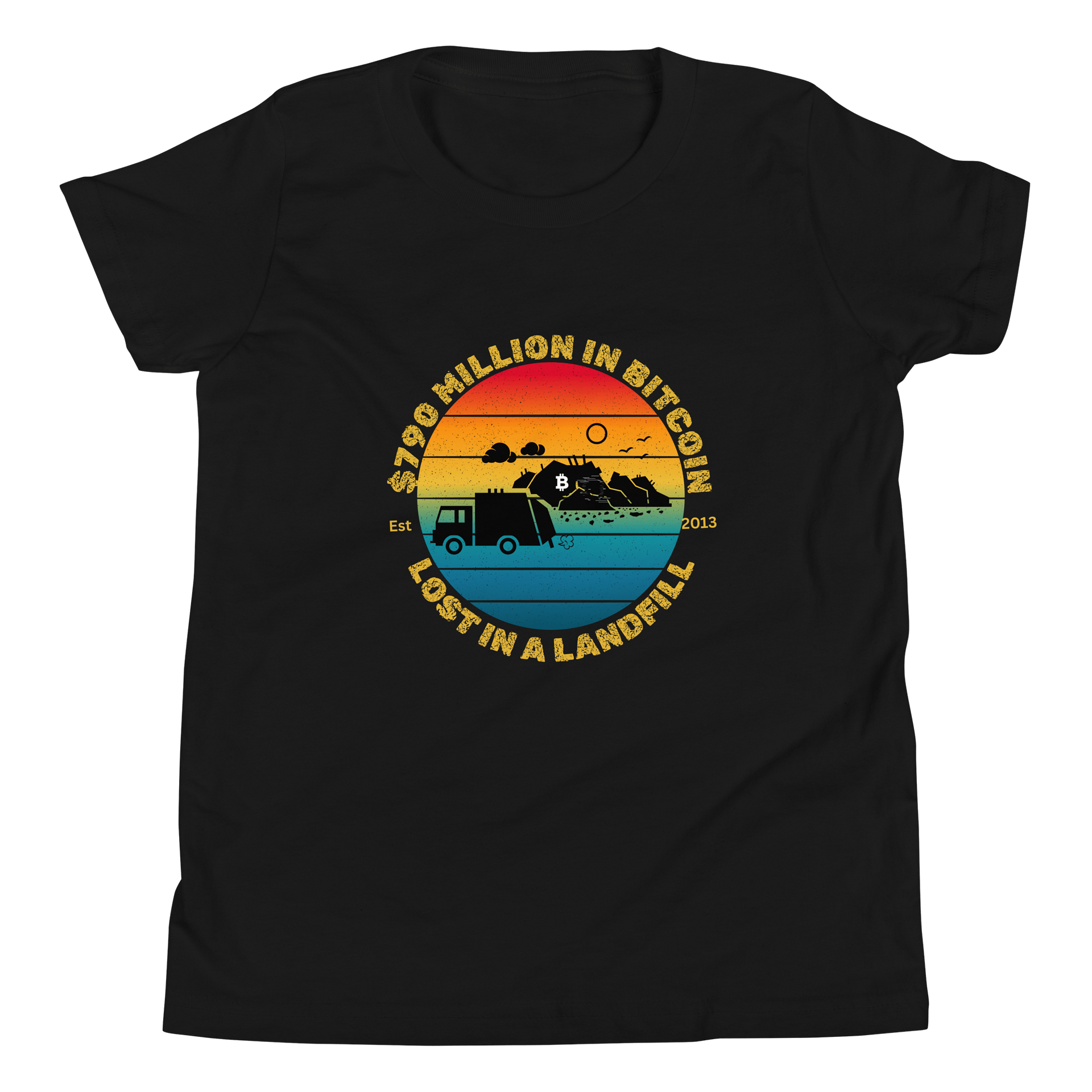 Lost Bitcoin Landfill Youth T-Shirt product image (4)
