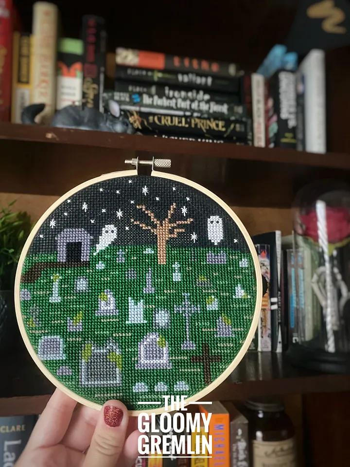 Graveyard - Cross Stitch Pattern product image (2)