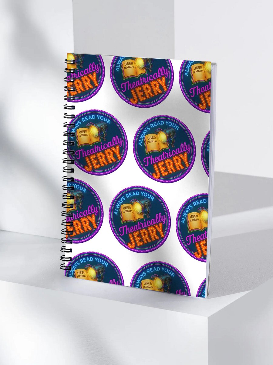 Theatrically Jerry: Always Read Your Manual Spiral Notebook product image (4)