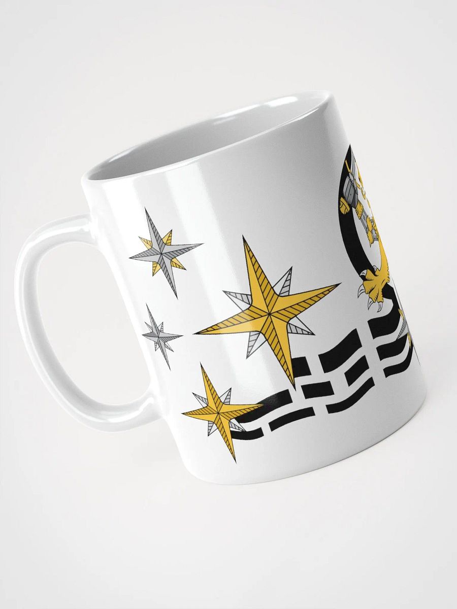 White Glossy Mug, Lion product image (3)