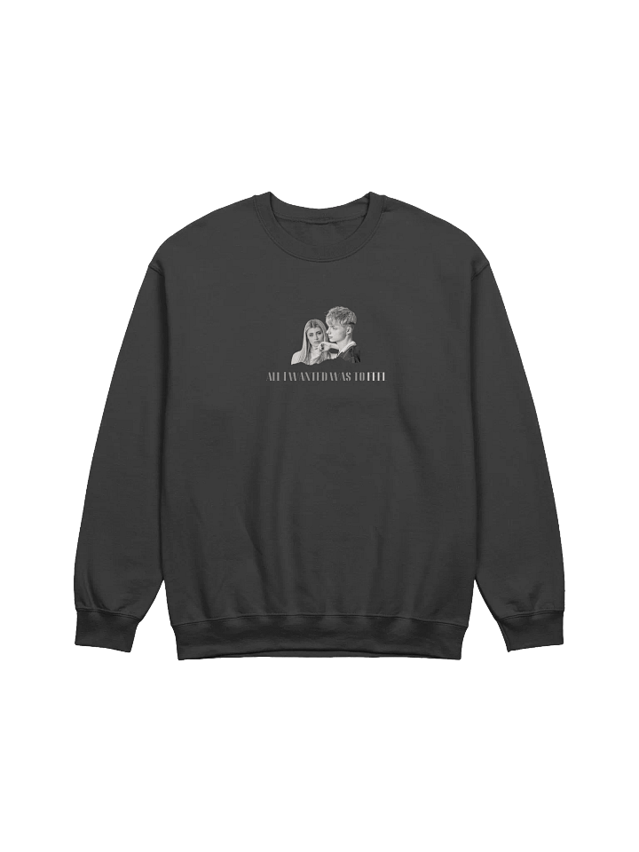 'ALL I WANTED WAS TO FEEL' Sweater (Black) product image (2)
