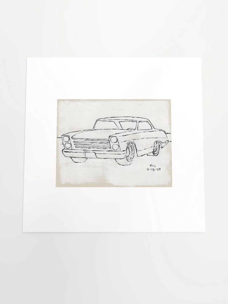 White Car #2 Print product image (5)