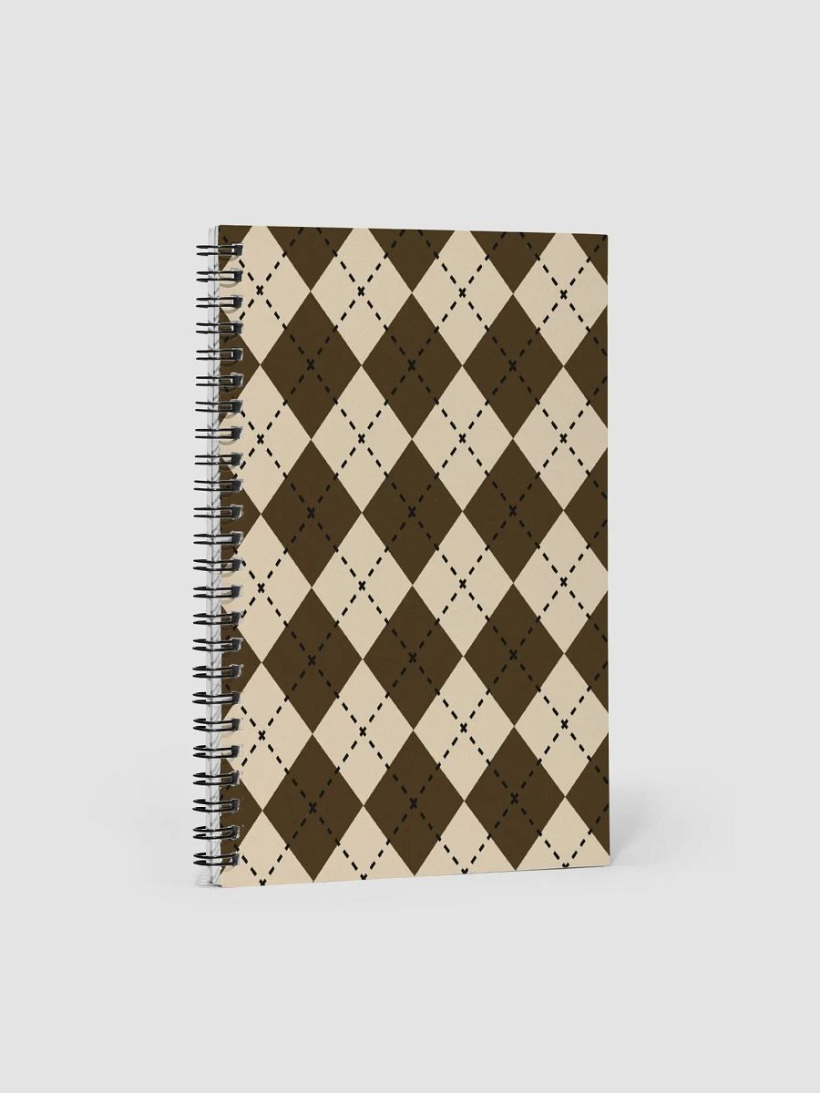 Pupper Pantone Argyle Spiral Bound Notebook product image (1)