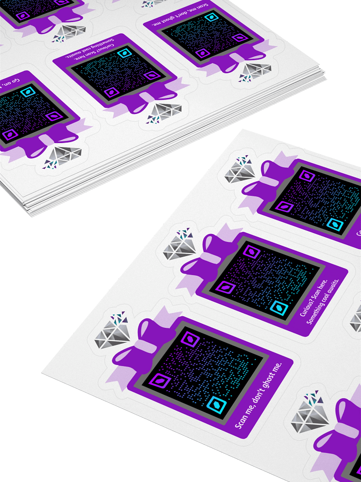QR Code Sticker Sheet 2 - Multid Store product image (1)