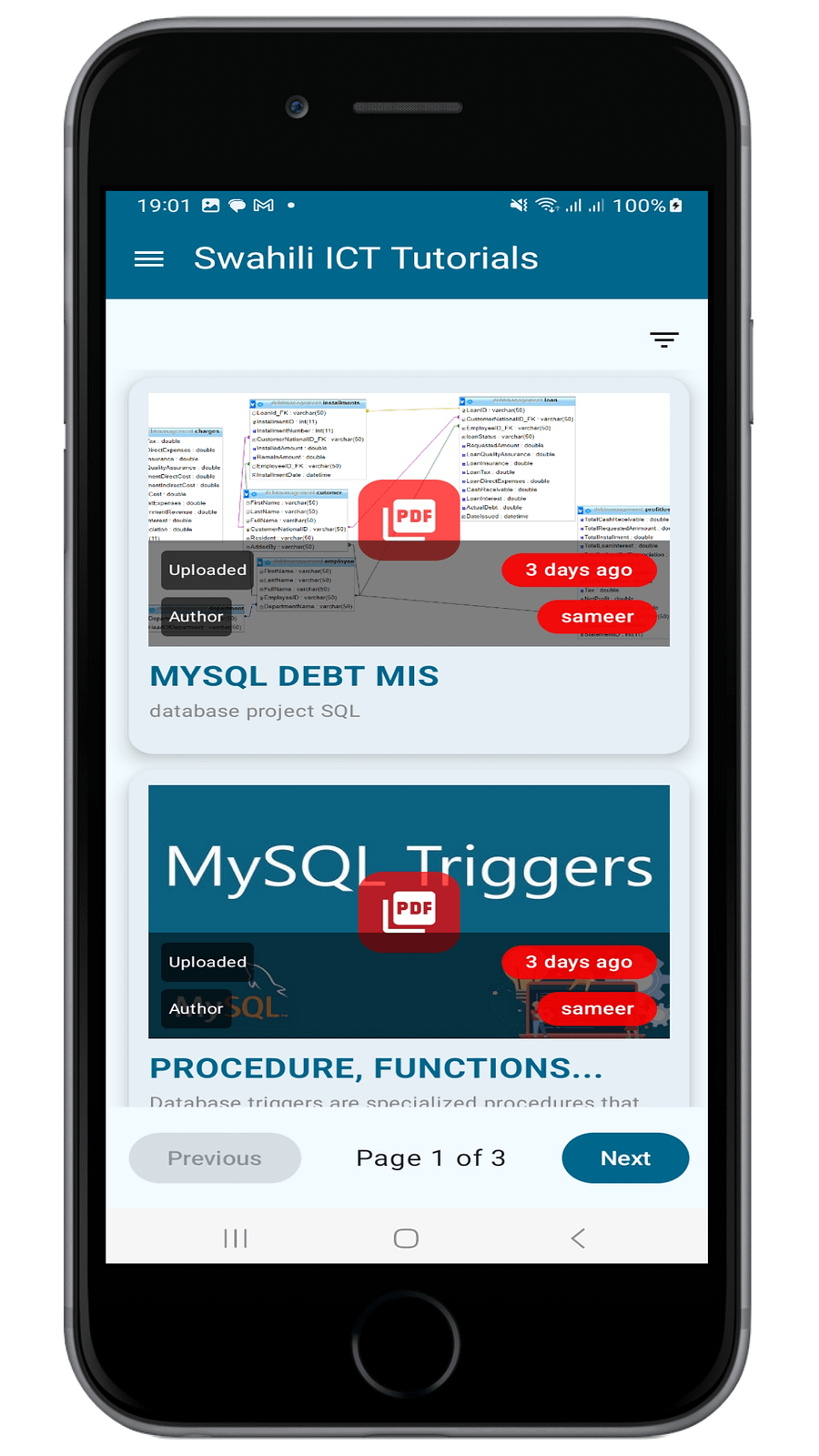Educational Content Management System (Web + Android) product image (9)