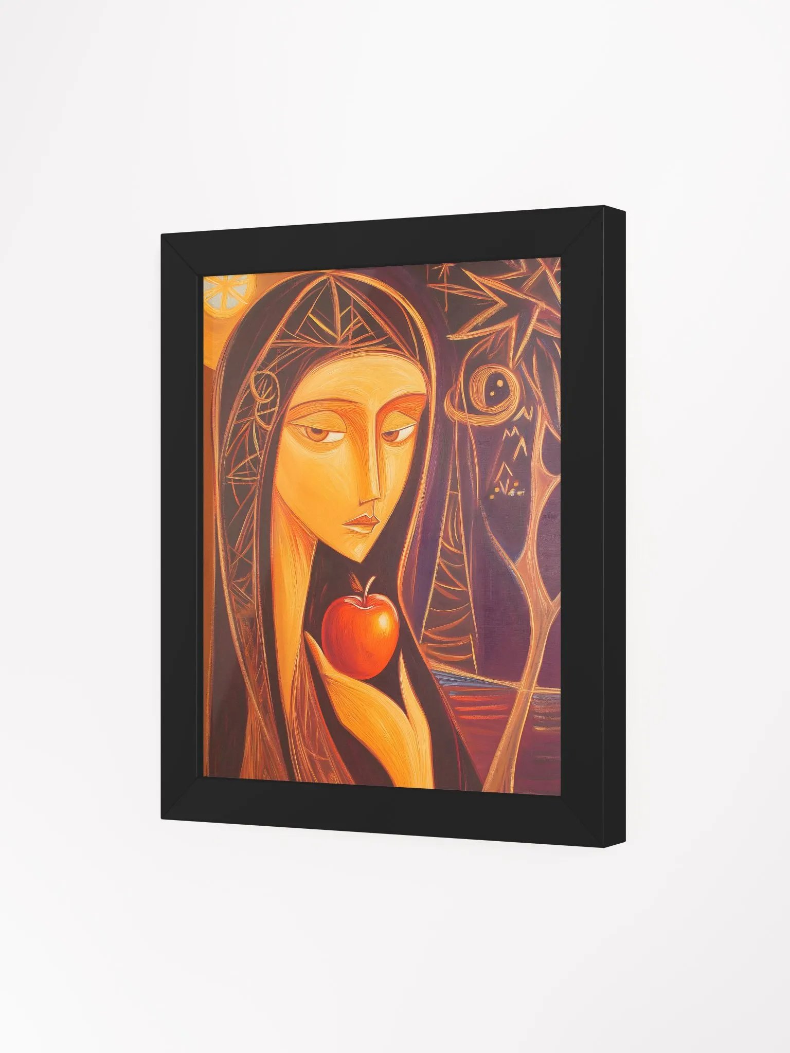 Eve Matte Poster in Ayous Wood Frame product image (43)