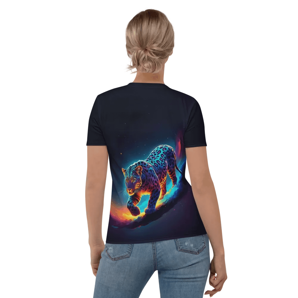 Untamed Leopard All Over Print T-shirt product image (6)