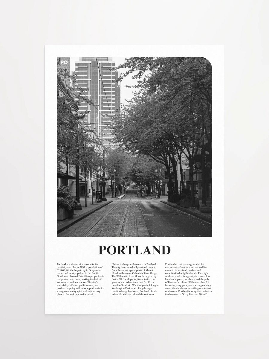 Portland 03 Newspaper Poster product image (11)