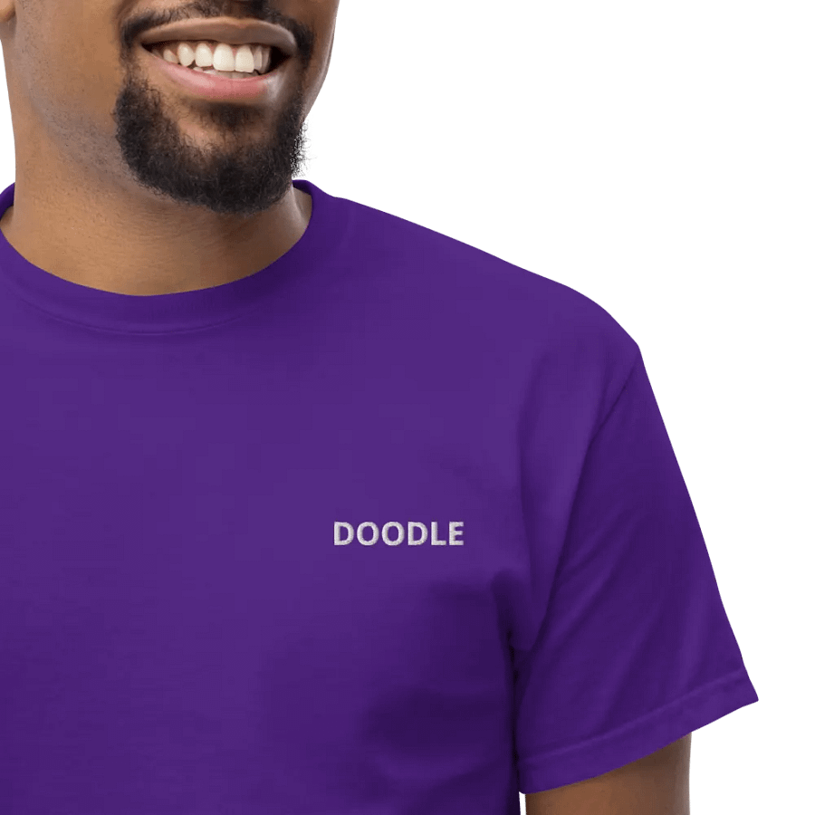 DOODLE Heavyweight Unisex T-Shirt - Sewn On product image (38)