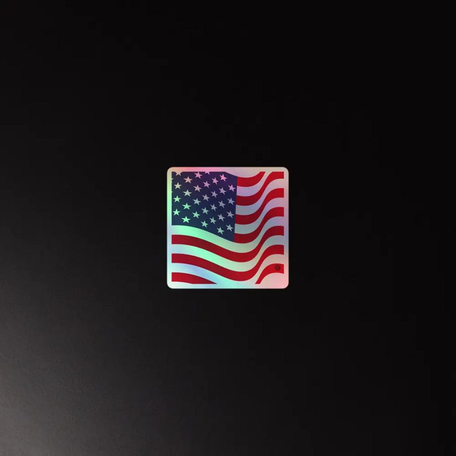 American Pride Holographic Sticker Set product image (4)