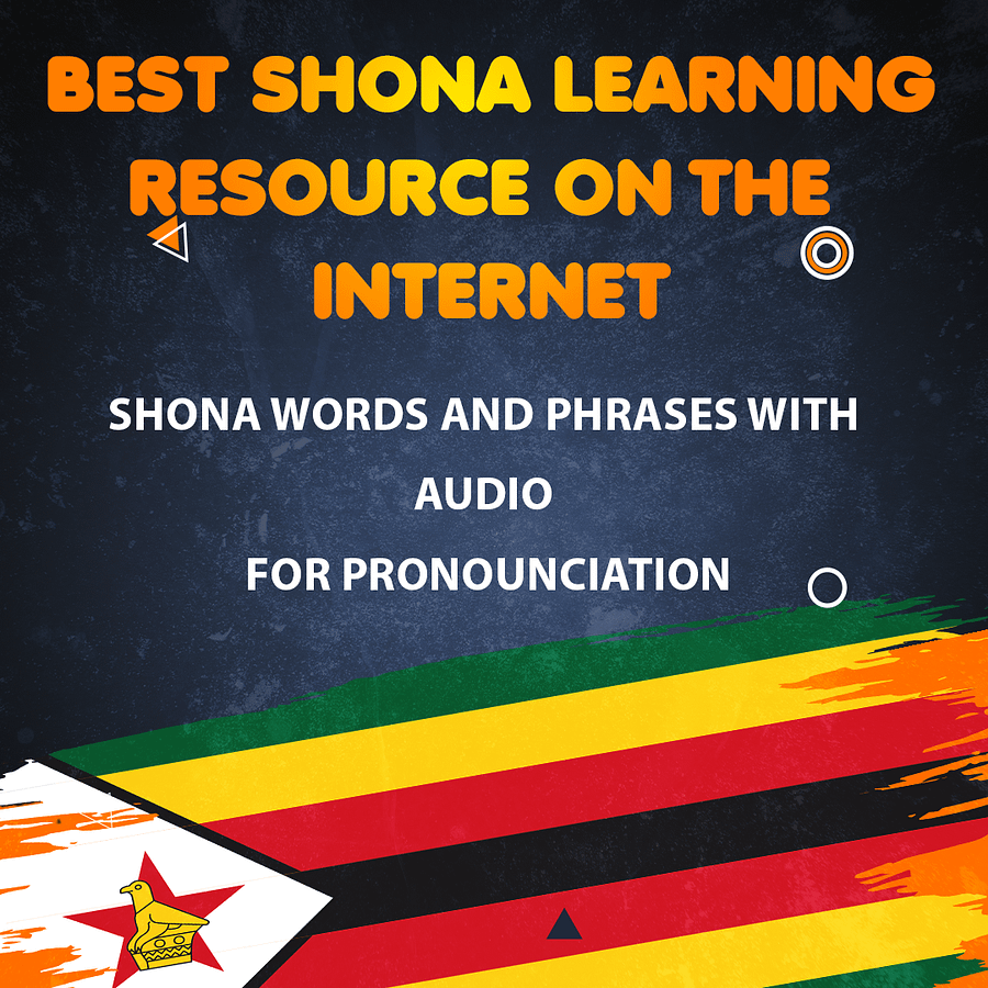 Shona Starter Pack: English–Shona Phrasebook + Audio & Flashcards product image (4)