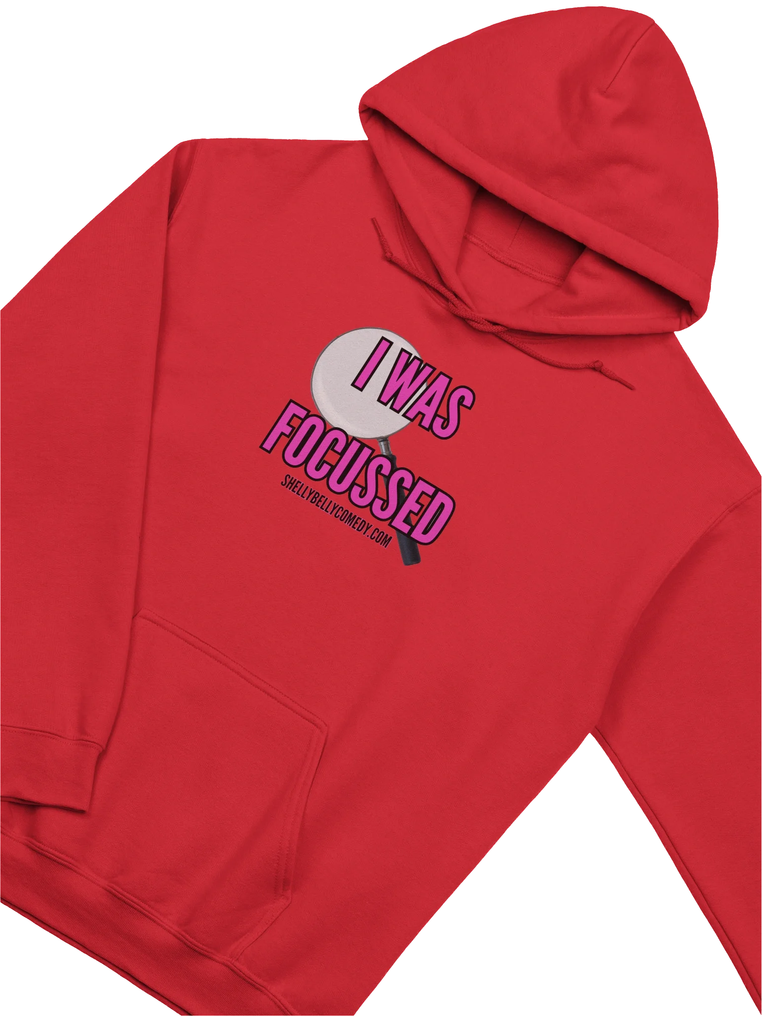 I WAS FOCUSSED Hoodie- 7 COLORS AVAILABLE (Pink letters) product image (2)