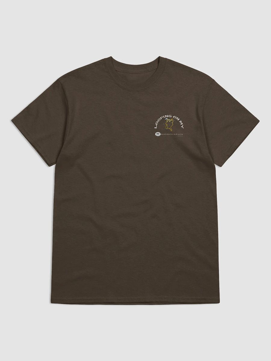 Looping On My Nordhavn - T-Shirt - Dark Shirt w/White Logo product image (2)