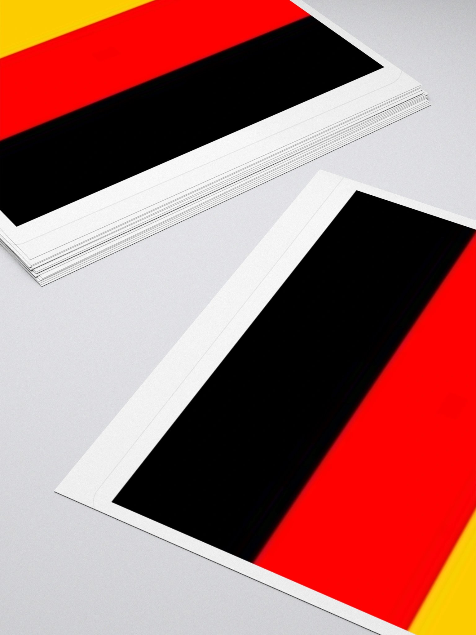 Germany Flag Sticker | Black Red Yellow Design | Durable Vinyl | 3 Sizes product image (12)
