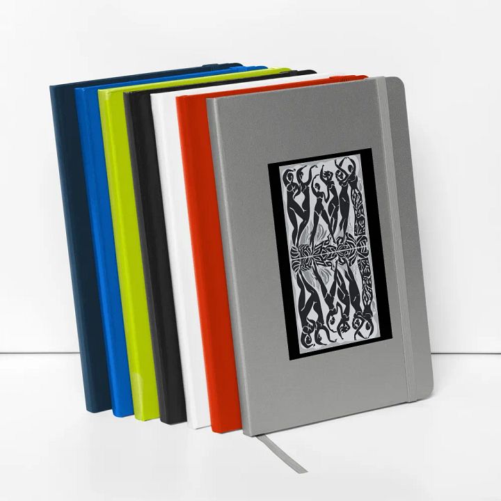 Symmetrical Silhouettes Hardcover Journal for arty moms son daughter product image (2)