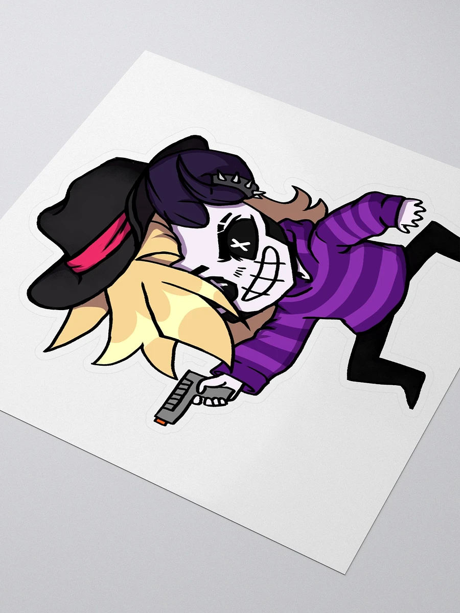 CowBoy with a gun Sticker product image (3)