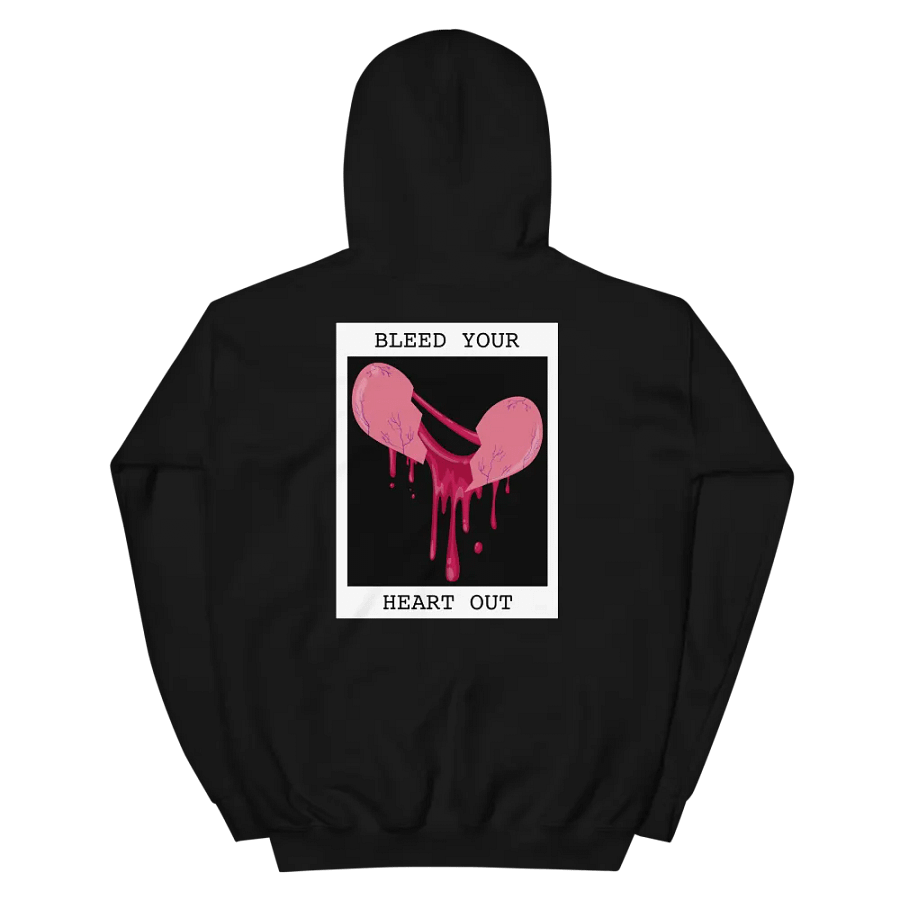 Bleed Your Heart Out Print Embroidered Hoodie (Digital) product image (3)
