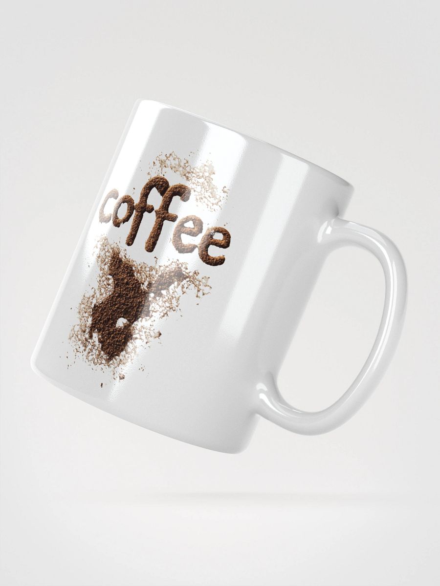 Coffee Lover's White Glossy Mug product image (4)