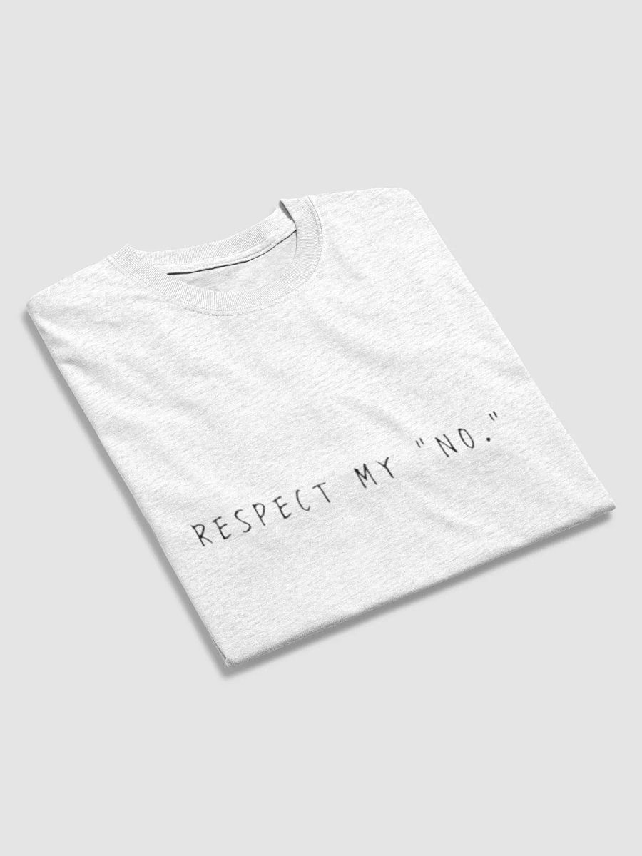 Respect My No Softstyle Tee (Black design) product image (3)