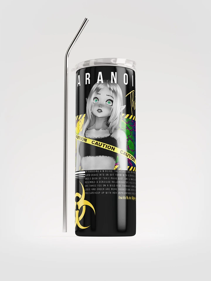 Stainless Steel Paranoid Thot Tumbler product image (1)