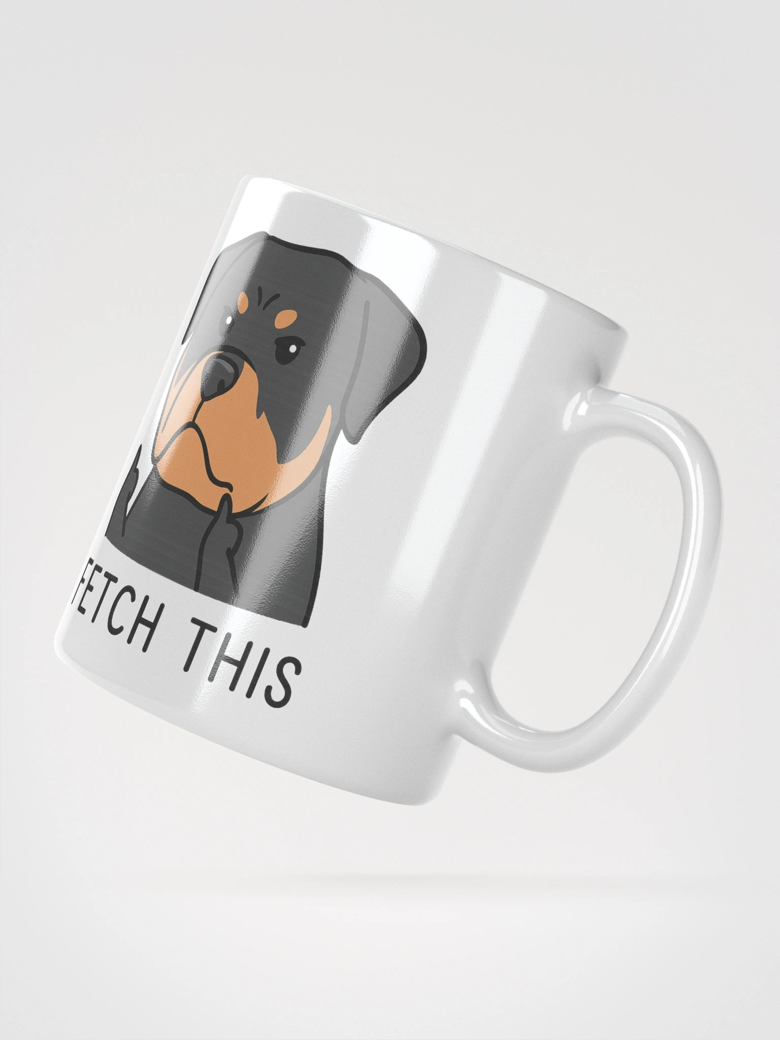 Defiant Rottweiler Mug product image (3)