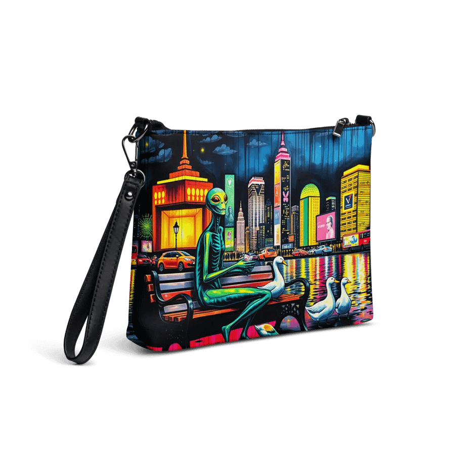 Neon Nights All-Over Print Crossbody Bag product image (5)