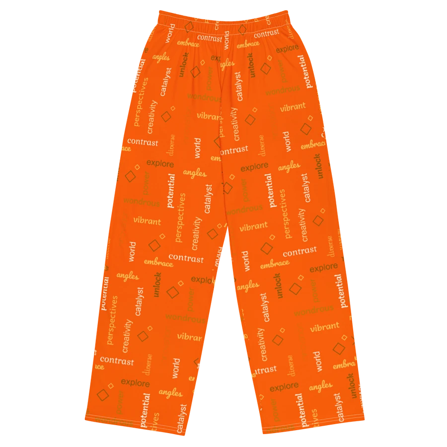 different perspectives orange PANTS product image (9)