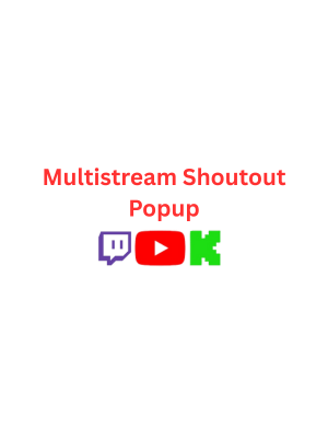 Multistream Shoutout Popup product image (1)