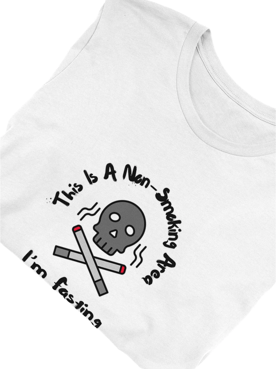 Smoking Craving Ramadan Humor T-Shirt & Edgy Design, Fasting Skull Tee, Non-Smoking Area Shirt, Alternative Clothing, Unique Tee product image (50)