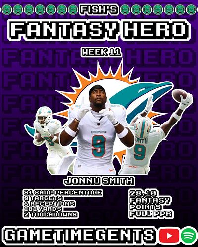 Here are the GametimeGents Fantasy Heroes and Zeros from week 11. Who made or broke your fantasy matchups last week?
#Fantasy...