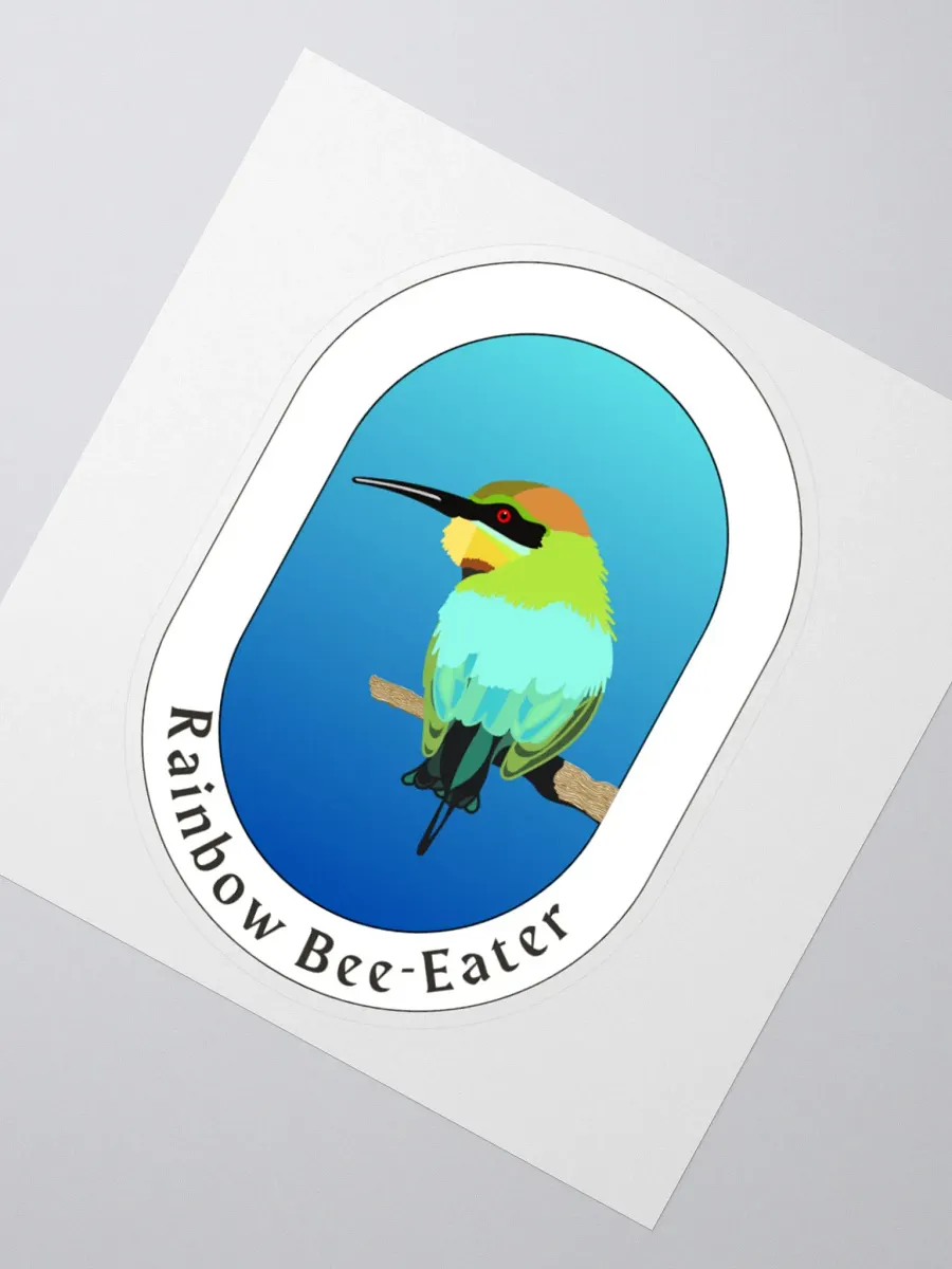 Rainbow Bee-Eater Kiss Cut Sticker product image (2)
