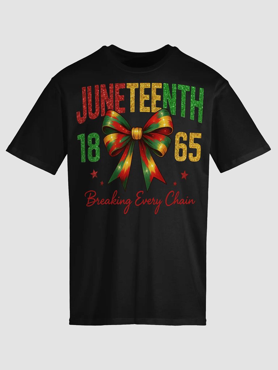Juneteenth Glitter Celebration T-Shirt product image (13)