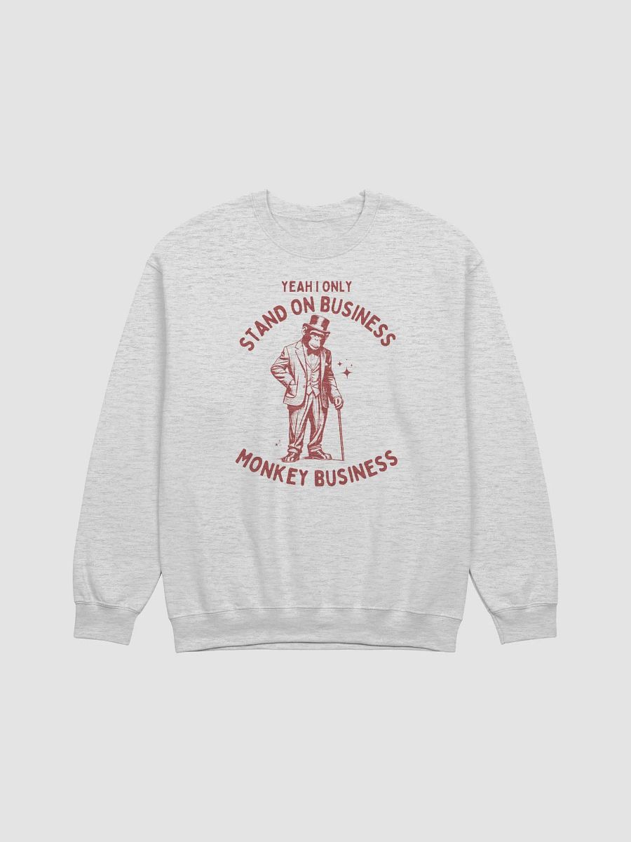 Standing on monkey business Crewneck product image (2)