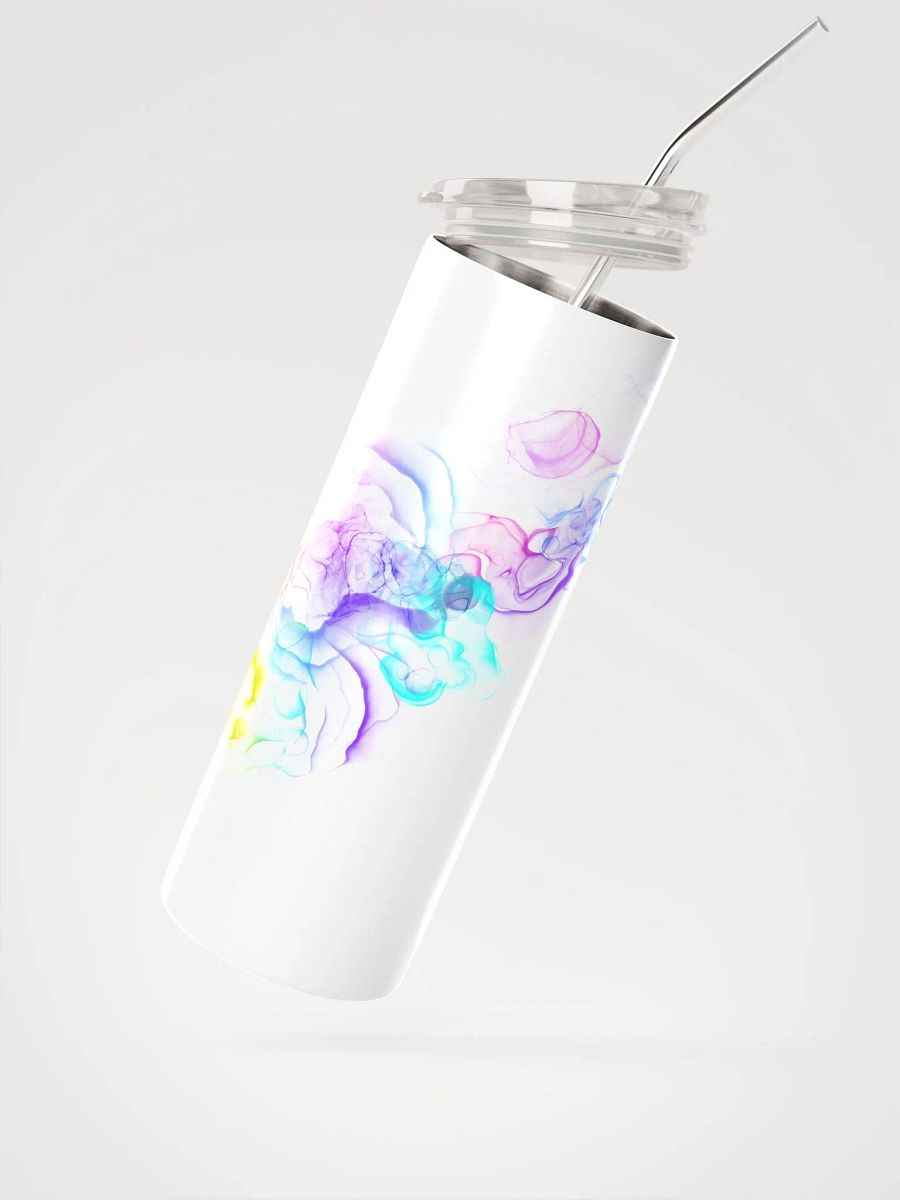 Gorgeous Neon Alcohol Inks Spiral 20-oz Tumbler in Black or White product image (3)