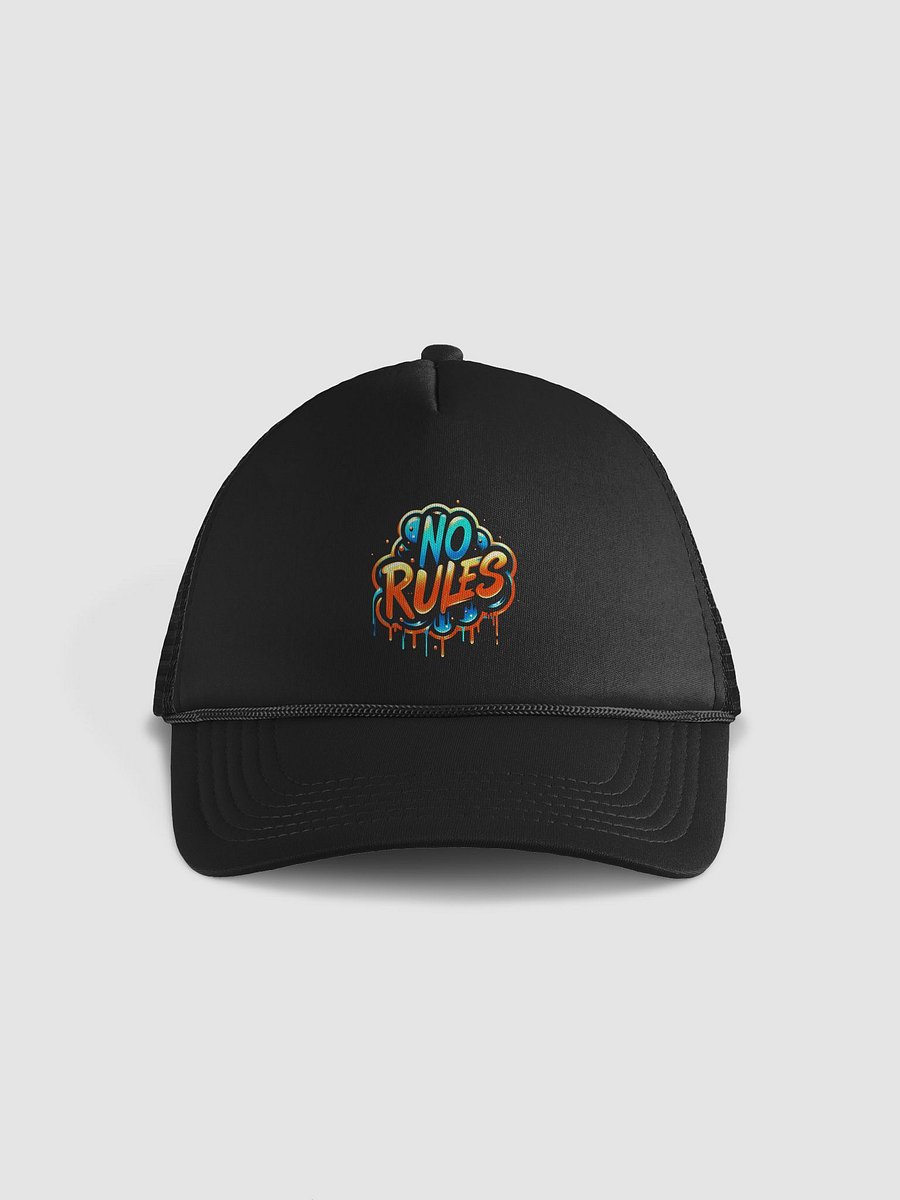 NO RULES – Neon Graffiti Street Text product image (1)