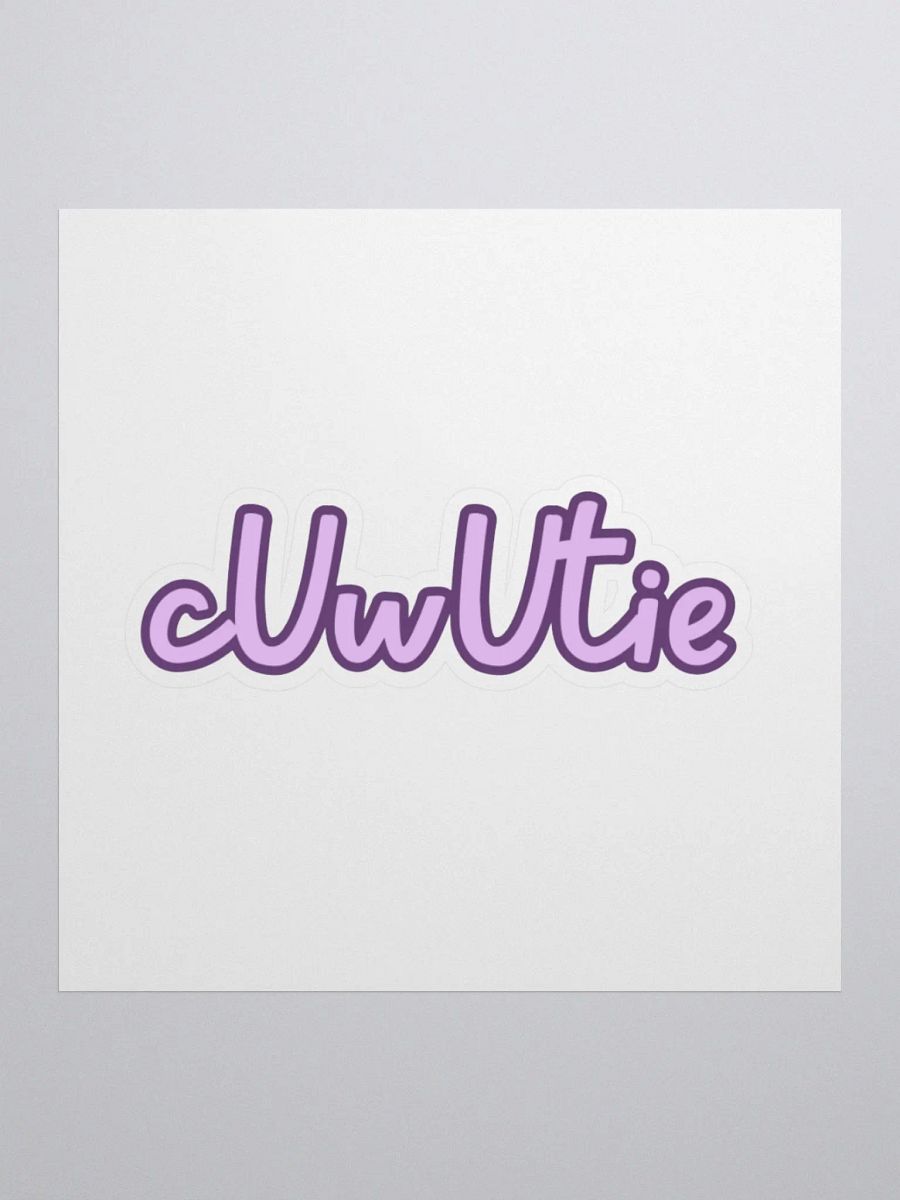 cUwUtie Sticker, Pink product image (1)