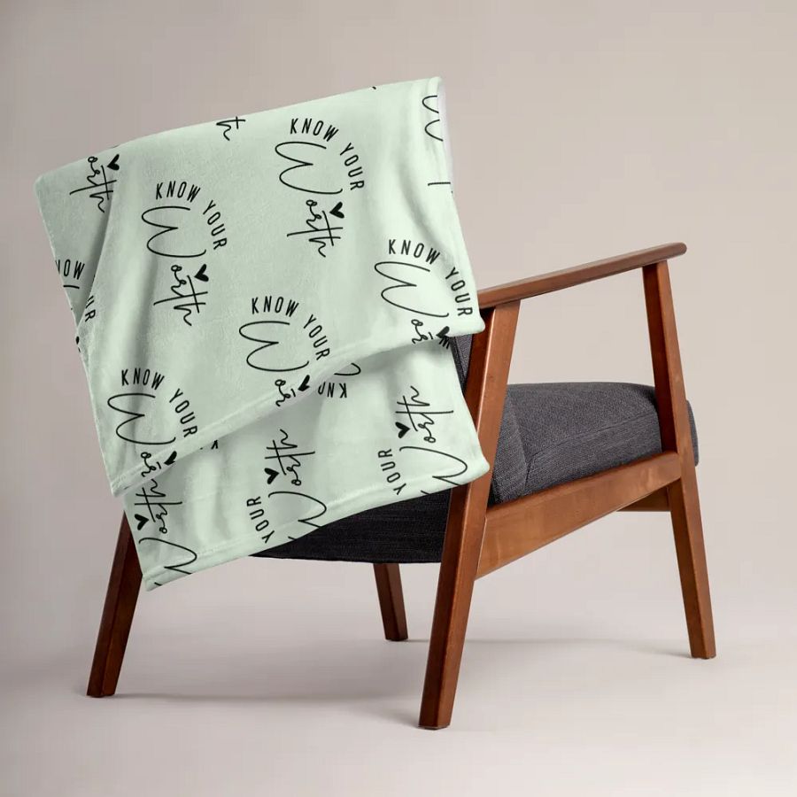 Know Your Worth Blanket product image (5)
