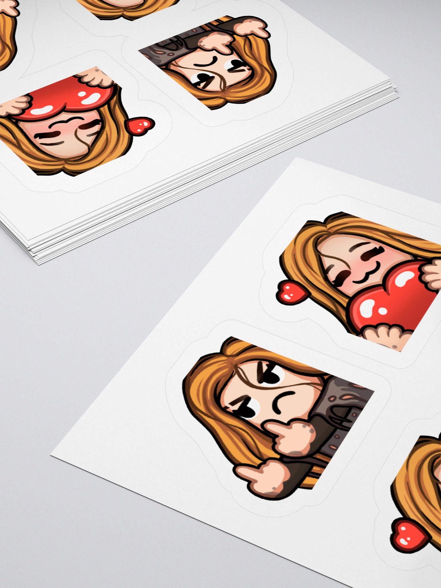 Love and Finger Emote Stickers product image (7)