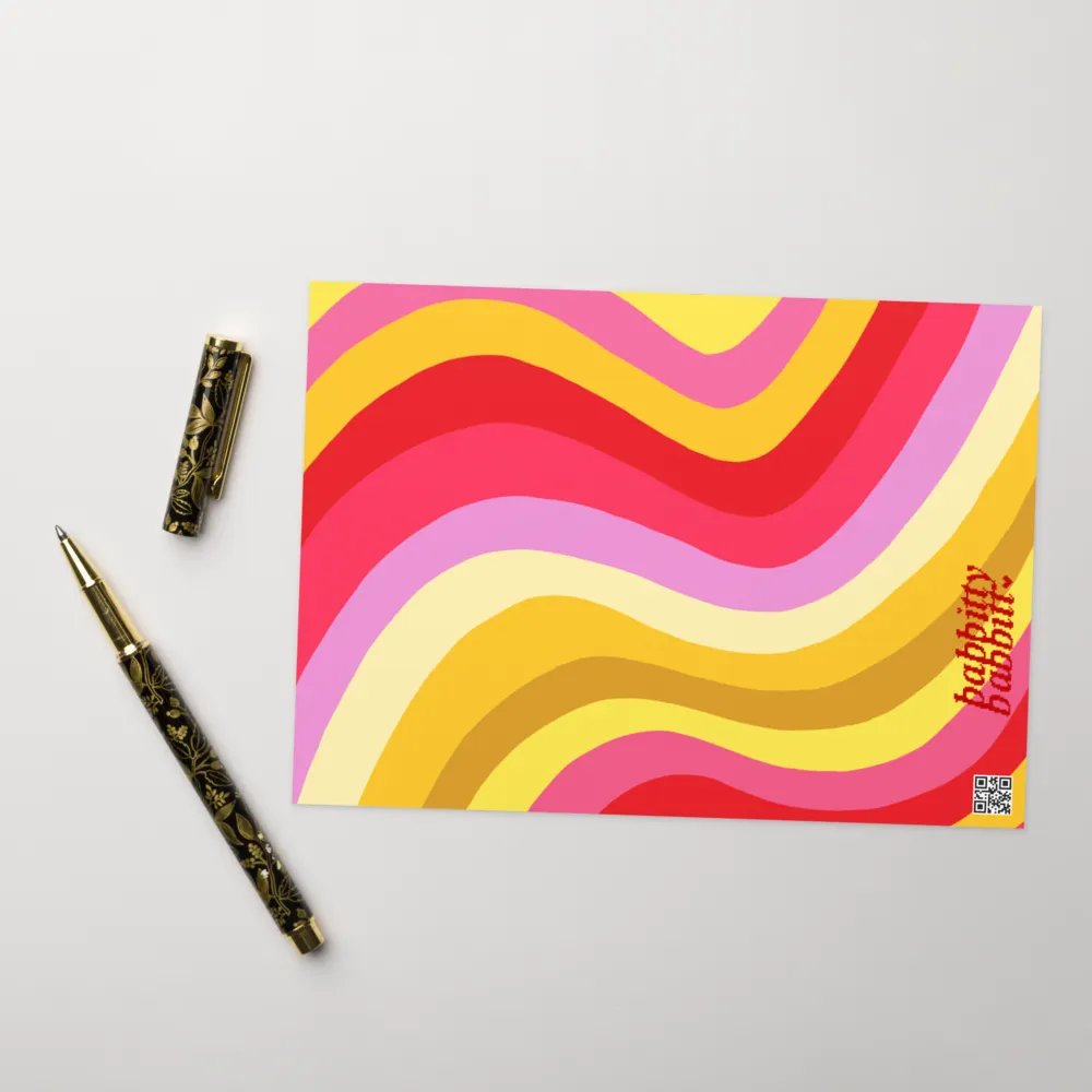 I Love You So Much retro portrait greeting card product image (7)