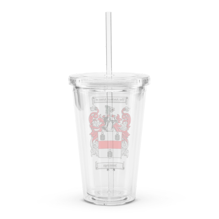 Jennings Family Crest - Clear Tumbler product image (2)