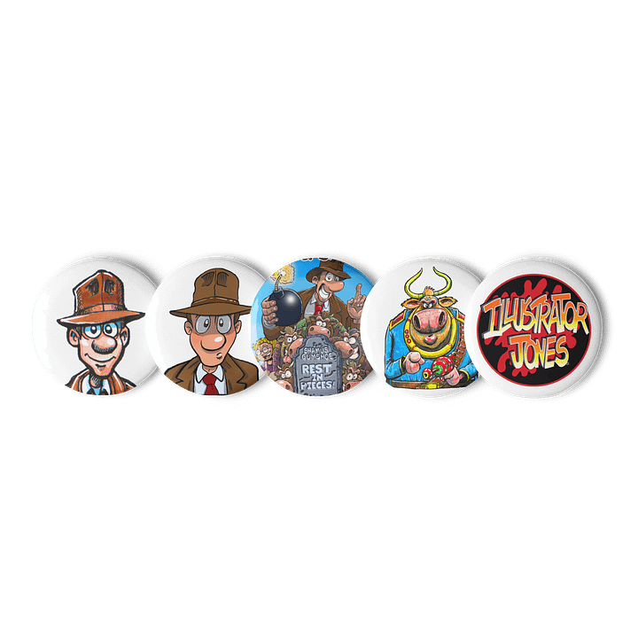 Illustrator Jones Pin Collection product image (1)