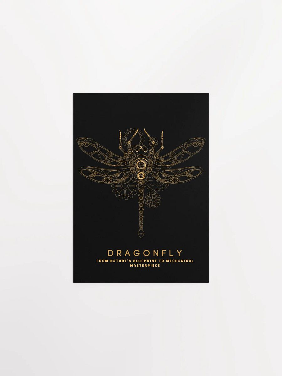Mechanical Dragonfly - Enhanced Matte Poster product image (1)