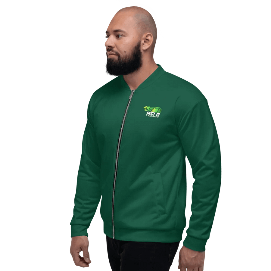 MSLA Green Bomber Jacket product image (4)