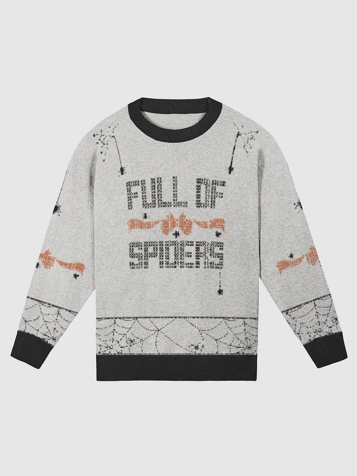 Full of Spiders relaxed fit knit sweater product image (2)