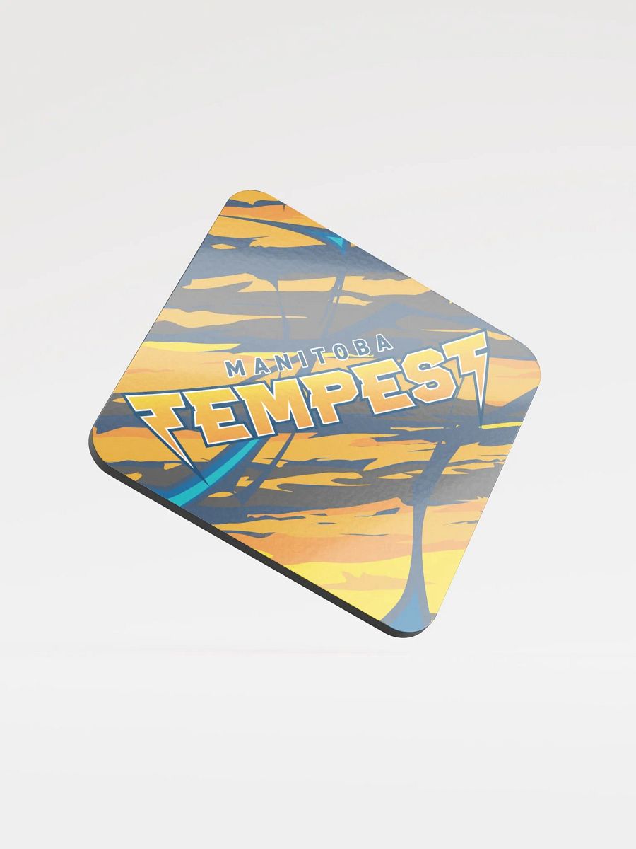 Tempest Dodgeball Club Glossed Cork Coaster product image (2)