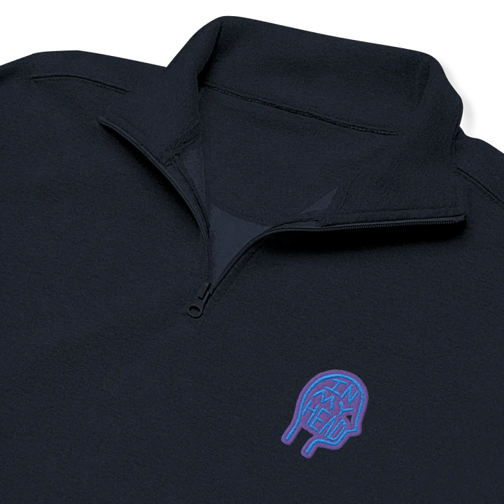 In My Head (violet design) embroidered quarter zip product image (11)