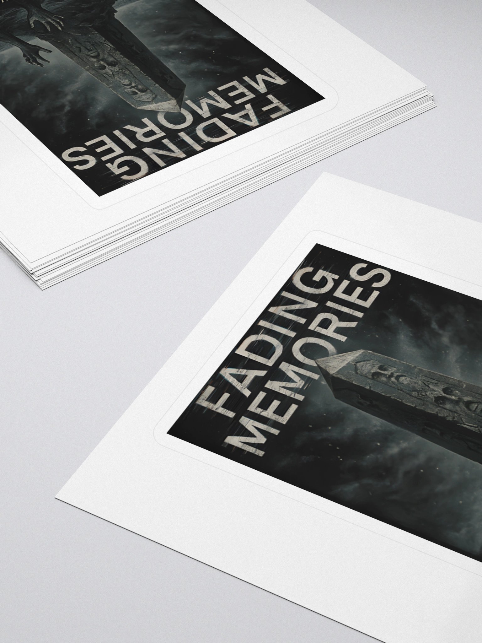 “Fading Memories: Echo Monument” Stickers – Altaræ product image (4)