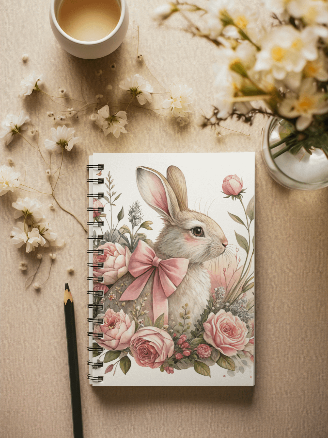 Rabbit Dreams Spiral Notebook product image (1)