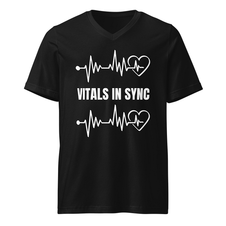 Heartbeat Elegance V-Neck Tee product image (1)
